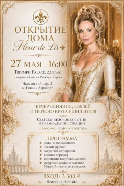 Приглашение на открытие Дома Золотой триады